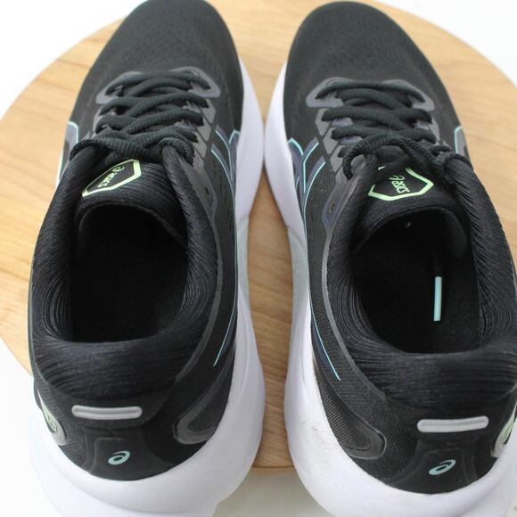 Asics Shoes Womens 10 Gel Kayano 30 Running Sneakers Black Teal Gym Athleisure - Picture 9 of 10